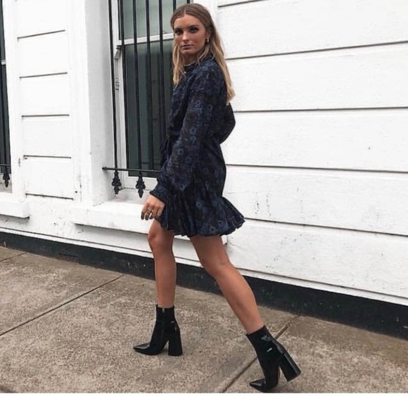 Alias Mae Ahara Bootie in Black Patent Leather - Picture 4 of 15